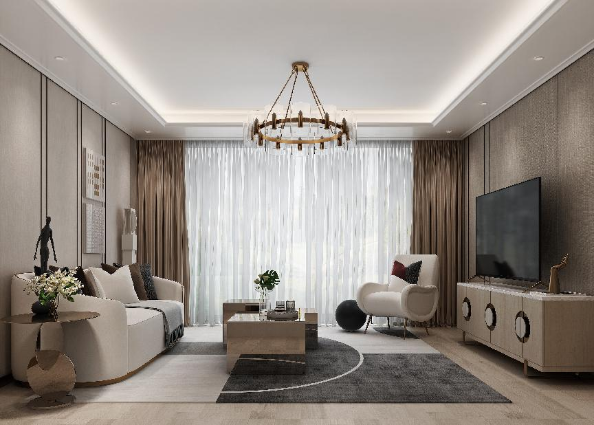 不想要太繁雜的電視背景墻?這樣設計時尚又簡約!